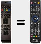 Télécommande pour remplacer RC4800