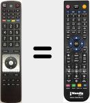 T&eacute;l&eacute;commande pour remplacer RC5110 (20547790)