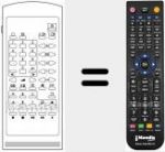 T&eacute;l&eacute;commande pour remplacer RC5540