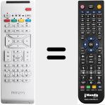 Télécommande pour remplacer RC1683701/01H (313923811832)