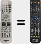 T&eacute;l&eacute;commande pour remplacer RCT 192 DB 1 (56194390)