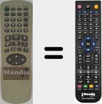 Télécommande pour remplacer REMCON1436