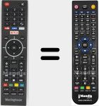 Télécommande pour remplacer REMCON1467