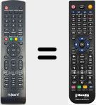 Télécommande pour remplacer REMCON2107