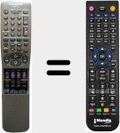 T&eacute;l&eacute;commande pour remplacer REMCON109