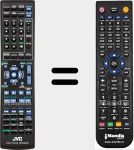 Télécommande pour remplacer RM-SNXD4R