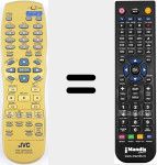 T&eacute;l&eacute;commande pour remplacer RM-SXV040E