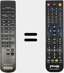 Télécommande pour remplacer RM-U265 (147363311)