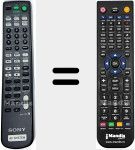 Télécommande pour remplacer RM-U305 (147655211)