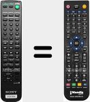 Télécommande pour remplacer RM-U581 (147574711)