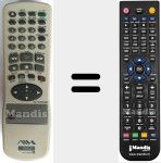 Télécommande pour remplacer RM-Z452D (988503357)