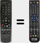 Télécommande pour remplacer RM-108