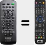 T&eacute;l&eacute;commande pour remplacer RM-ANU032 (A1519800A)