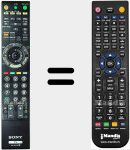 T&eacute;l&eacute;commande pour remplacer RM-ED 019 (148740013)