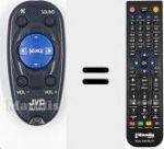 T&eacute;l&eacute;commande pour remplacer RM-RK52M (A7A-0033-00)