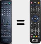 T&eacute;l&eacute;commande pour remplacer RM-S04A (994800914)