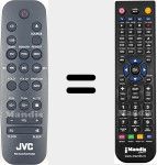 T&eacute;l&eacute;commande pour remplacer RM-SUXF227DAB