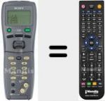 T&eacute;l&eacute;commande pour remplacer RM-LJ304