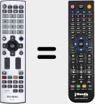 T&eacute;l&eacute;commande pour remplacer RC005 (RP5132RE)