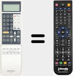 Télécommande pour remplacer RR-1061
