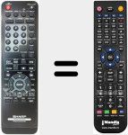 Télécommande pour remplacer RRMCGA225AWSA