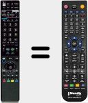 Télécommande pour remplacer RRMCGA902WJSA