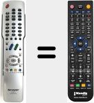 Télécommande pour remplacer GA 290 WJSA (RRMCGA290WJSA)