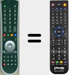 T&eacute;l&eacute;commande pour remplacer RTI90320500T2HDUK