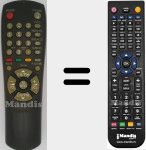 Télécommande pour remplacer TM59SSSZM503AT29 (AA5910116A)