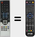 T&eacute;l&eacute;commande pour remplacer MI-BN5900488A