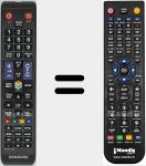 T&eacute;l&eacute;commande pour remplacer TM1250A (BN59-01178B)