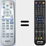 Télécommande pour remplacer CXWY (6057217)