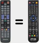 Télécommande pour remplacer TM1060 (AA59-00445A)