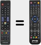 Télécommande pour remplacer TM1250A (BN59-01198Q)