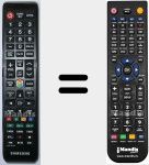 Télécommande pour remplacer TM1260 (AA83-00653A)