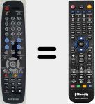 T&eacute;l&eacute;commande pour remplacer TM96B (BN59-00742A)