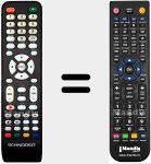 T&eacute;l&eacute;commande pour remplacer SCHNE002