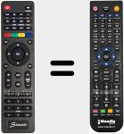Télécommande pour remplacer SCI5300