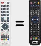 Télécommande pour remplacer SH490