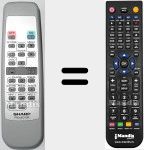 Télécommande pour remplacer RRMCGA138WJSA