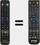 Télécommande pour remplacer SL-19 DSBAI+