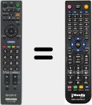 Télécommande pour remplacer RM-GA015 (148730621)