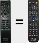 T&eacute;l&eacute;commande pour remplacer RM-ED035 (148770012)