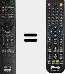 T&eacute;l&eacute;commande pour remplacer RM-ED030 (148771413)