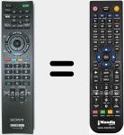 T&eacute;l&eacute;commande pour remplacer RM-ED045 (WS0000901)