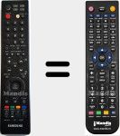 T&eacute;l&eacute;commande pour remplacer TM 87 A (BN5900530A)