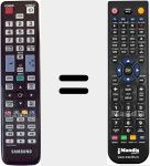 T&eacute;l&eacute;commande pour remplacer AA59-00465A