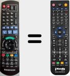 Télécommande pour remplacer N2QAYB000620