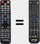 T&eacute;l&eacute;commande pour remplacer TM1050 (AA59-00507A)