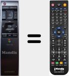 Télécommande pour remplacer TM1580 (BN59-01221B)